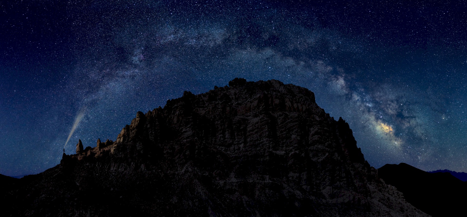 The Little Man Visits Titus Canyon - Titus Canyon - Death Valley
