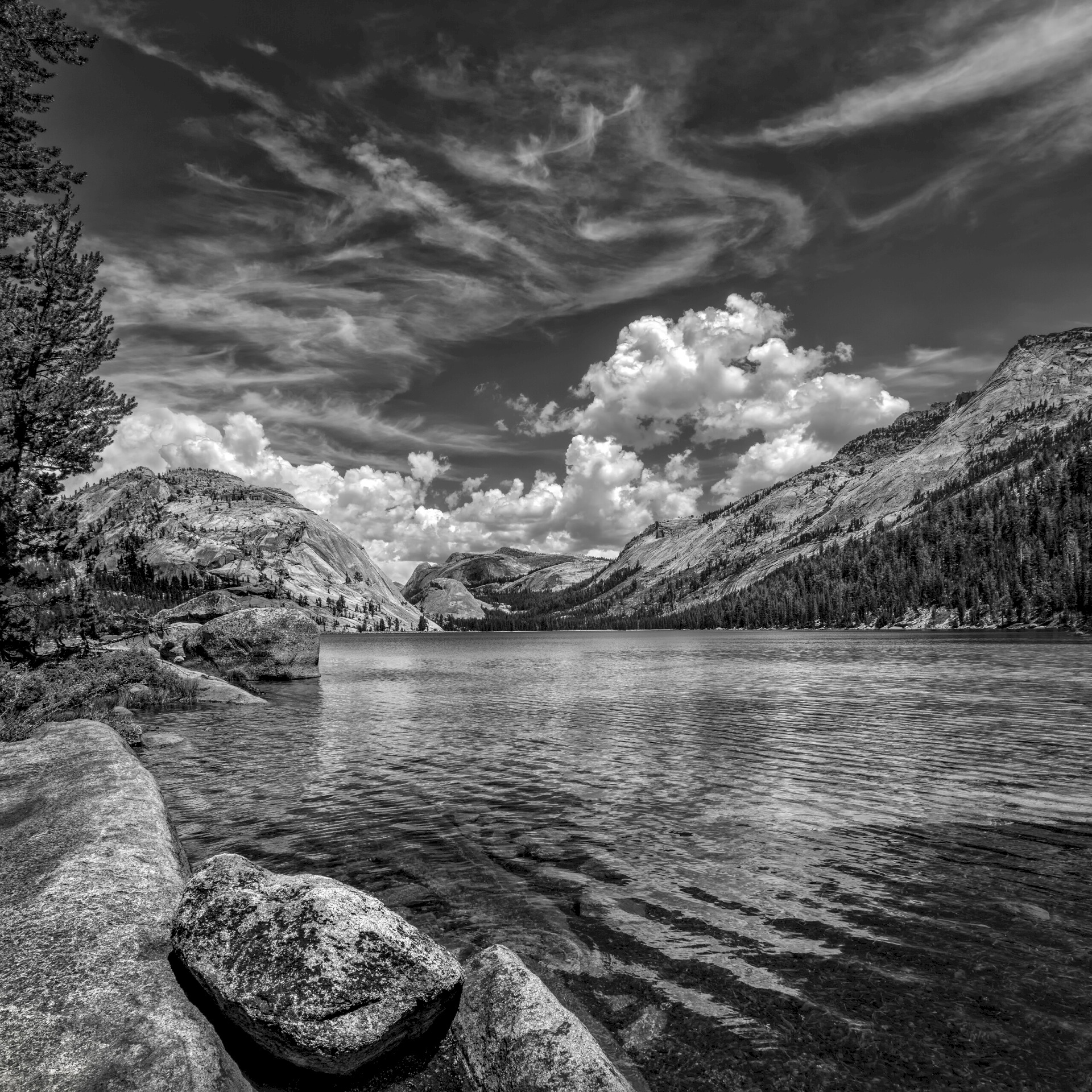 Lake Tenaya Clouds - Yosemite National Park