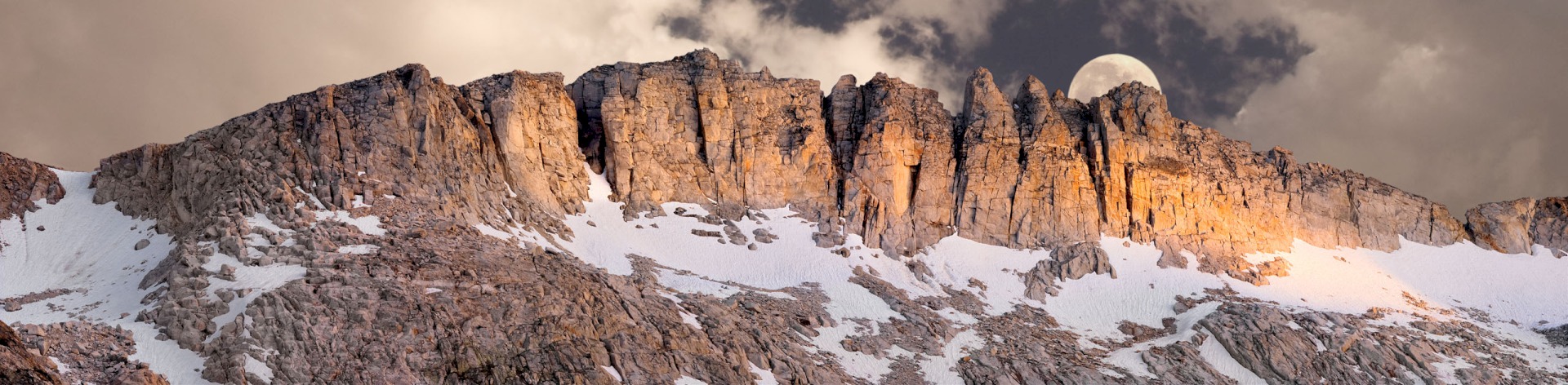 Conness Ridge Moonrise - Harvey Monroe Hall Research Area