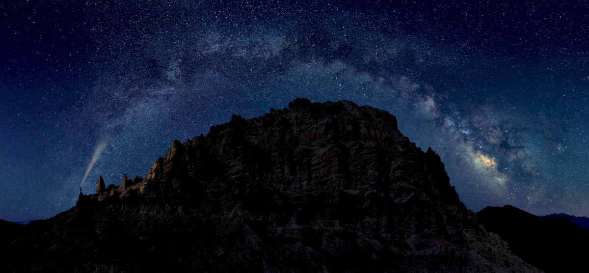 The Little Man Visits Titus Canyon - Titus Canyon - Death Valley