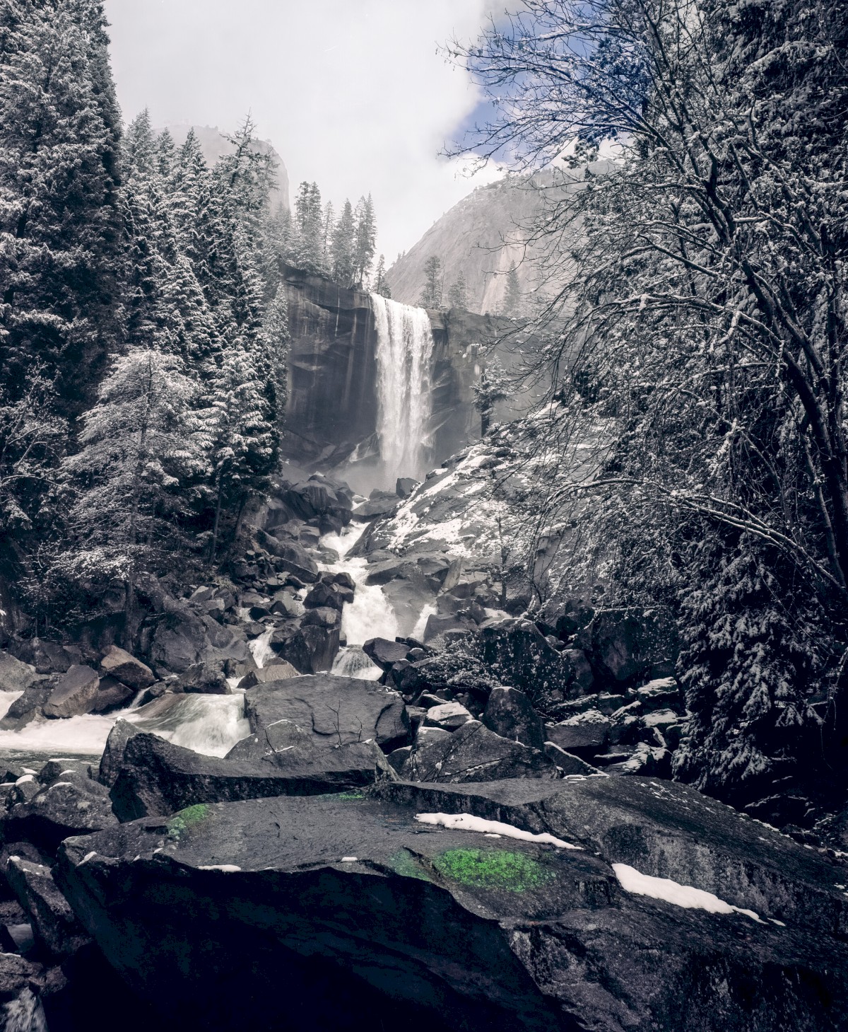 Vernal Falls in the Winter - Yosemite NP