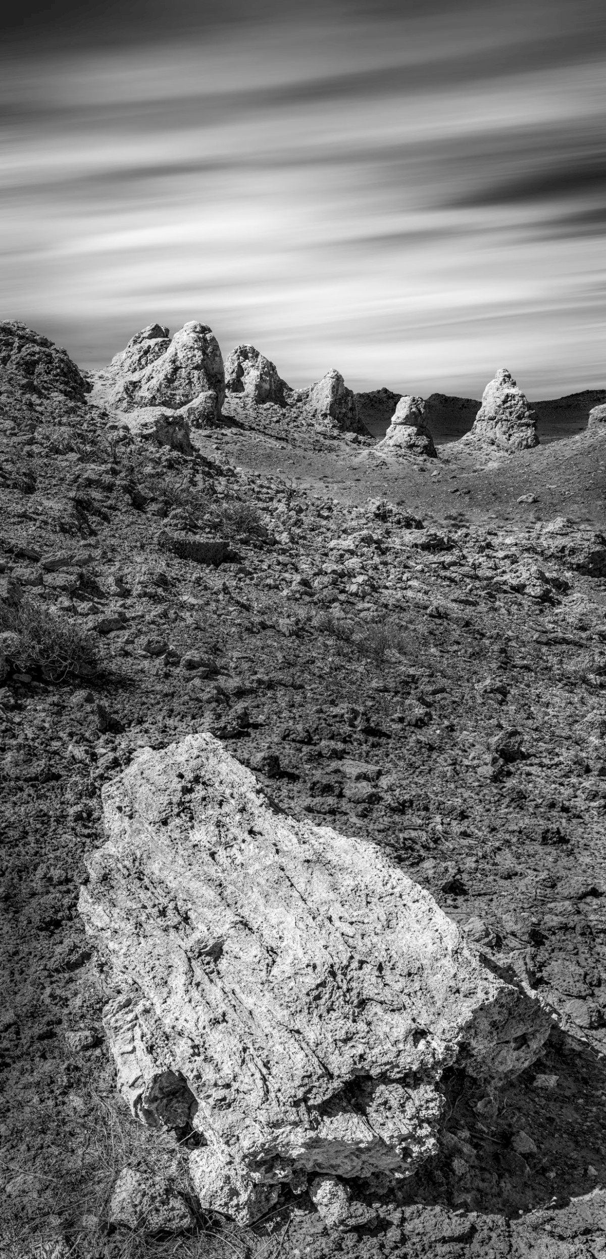 Trona Moonscape - Trona Pinnacles National Landmark - BLM