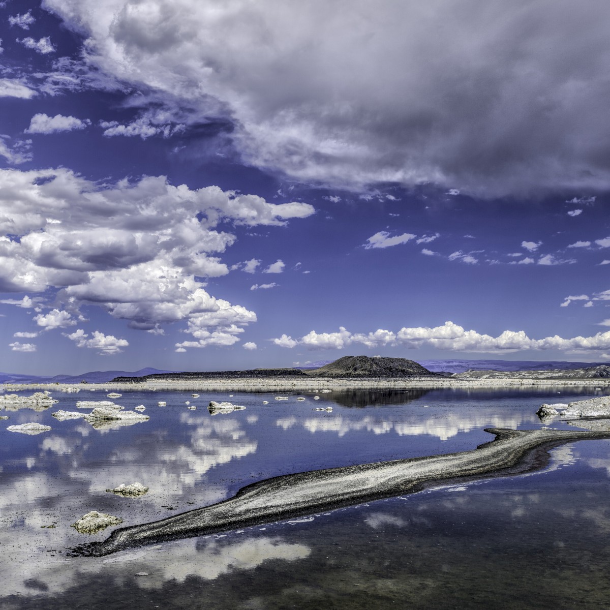 Black Point Sand Spit - Black Point at Mono Lake BLM
