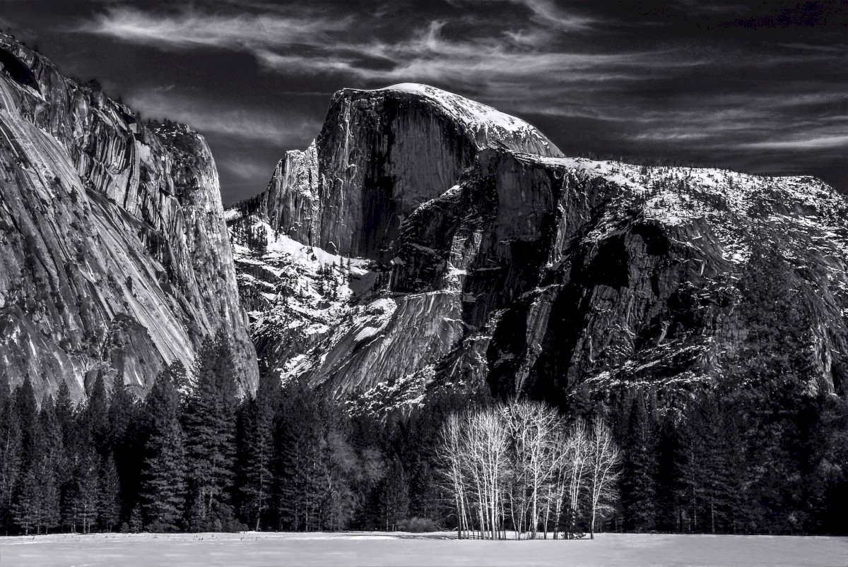 Half Dome in Winter - Yosemite National Park