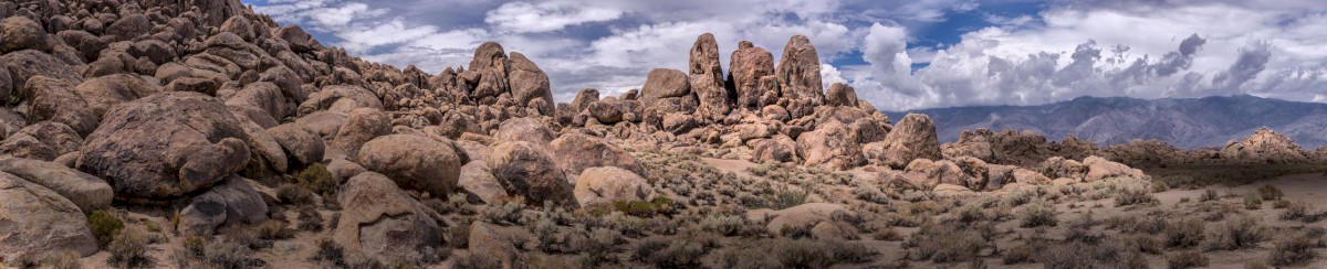 Sun Dappled Rocks - Alabama Hills