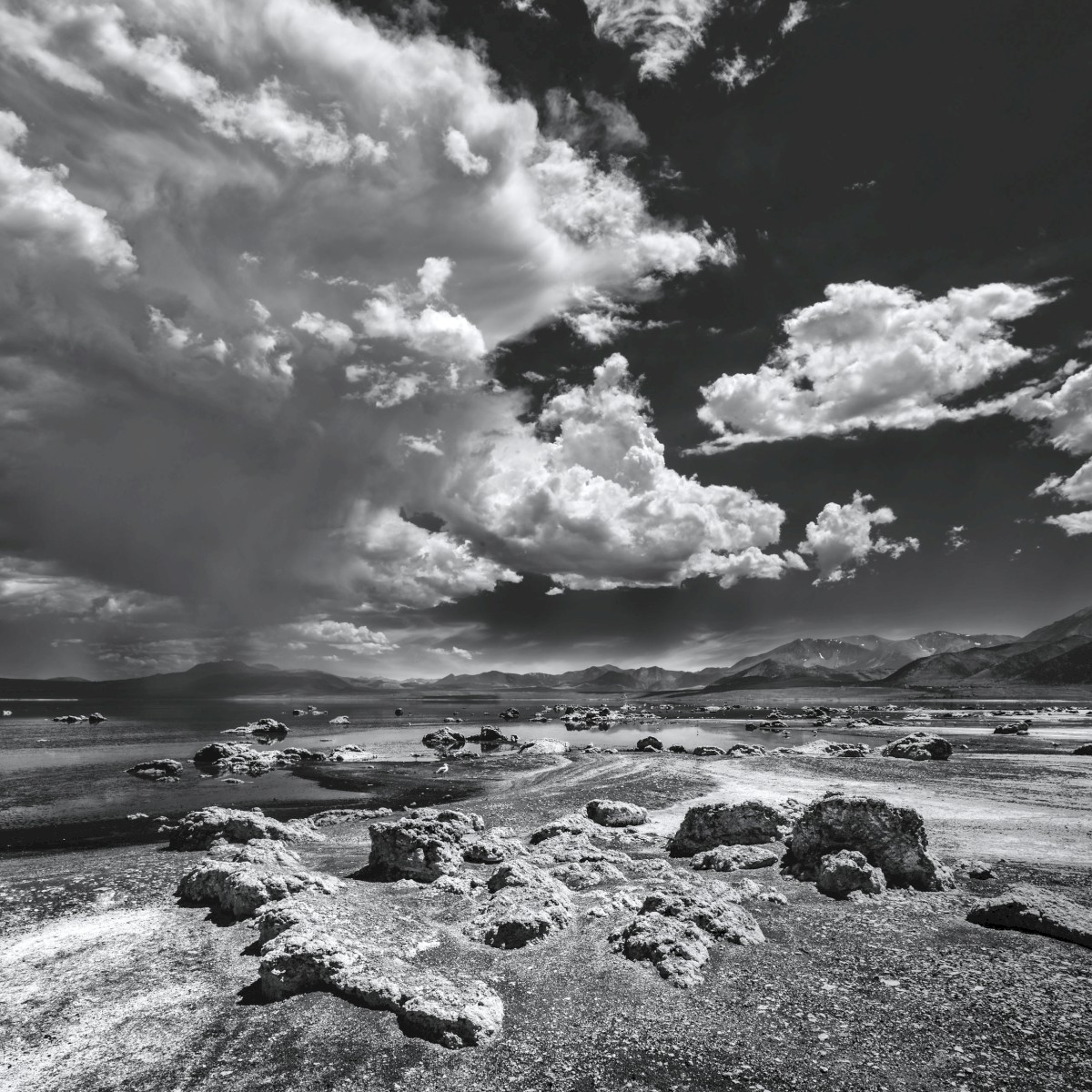 Black Point Rain Squall - Black Point - Mono Lake