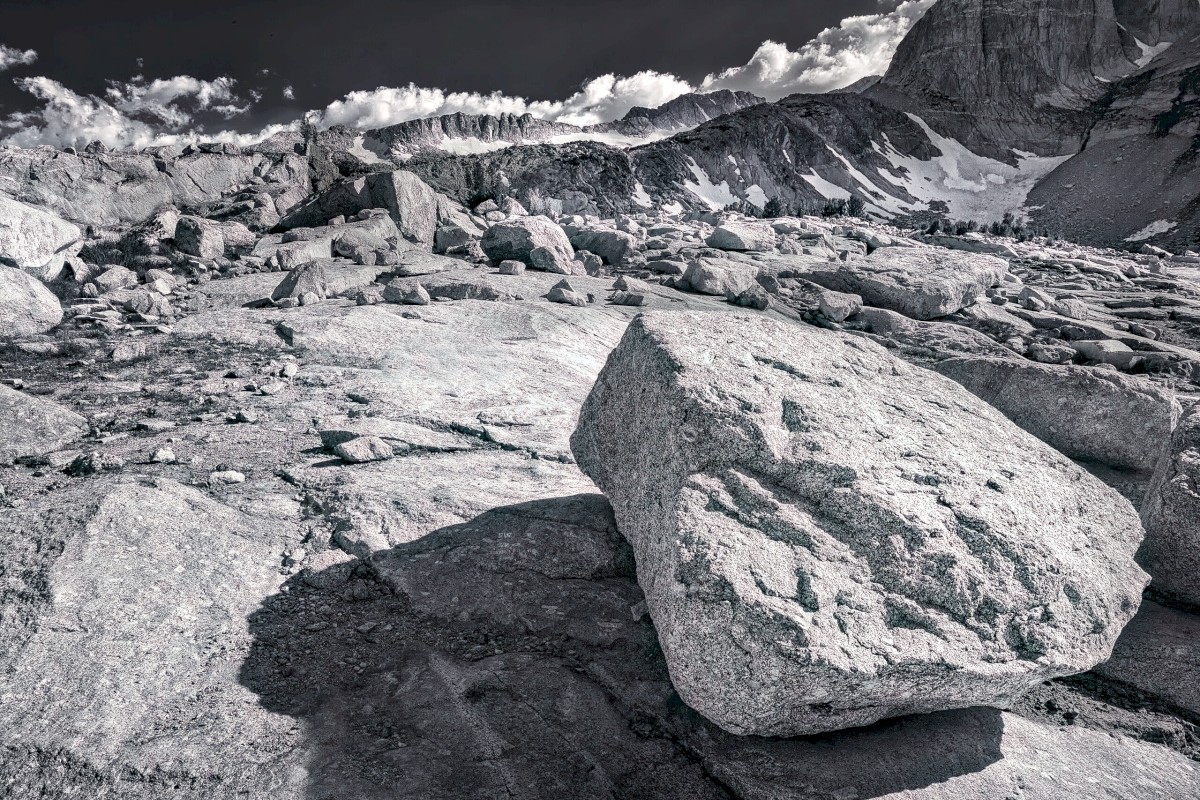 Conness Ridge Erratic - 20 Lakes Basin - Hoover Wilderness