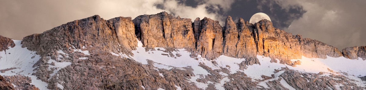 Conness Ridge Moonrise - Harvey Monroe Hall Research Area