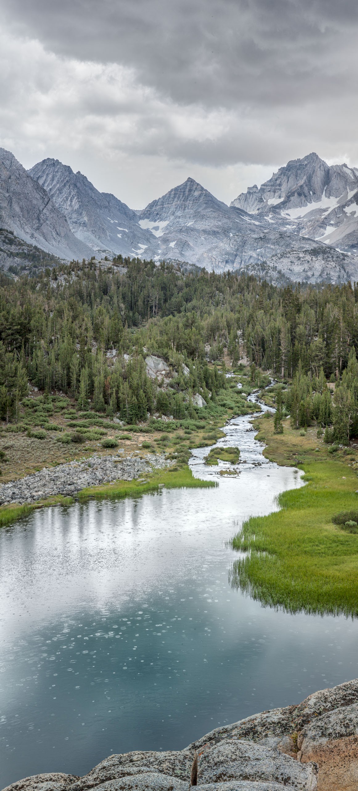 Marsh Lake Inlet Hailstorm - Rock Creek - Inyo national Forest